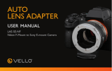 Vello LAE-SE-NFV4 Auto Lens Adapter User Manual