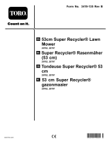 Toro 53cm Super Recycler Lawn Mower User manual