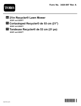 Toro Flex-Force Power System 60V MAX 21in Recycler Lawn Mower User manual