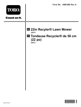 Toro 22in Recycler Lawn Mower User manual