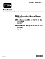 Toro 22in Recycler Lawn Mower User manual