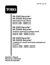 Toro Super Recycler Mower, SR-21OSE User manual