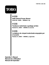 Toro Vacu-Power Mower, V-21S User manual