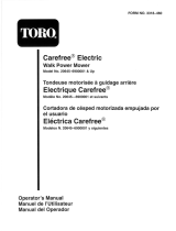 Toro Carefree Electric WPM, 120 VAC User manual