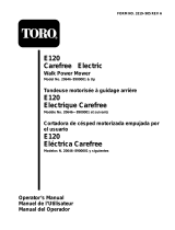 Toro Carefree Electric WPM, 120 VAC User manual