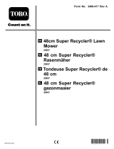 Toro 48cm Super Recycler Lawn Mower User manual