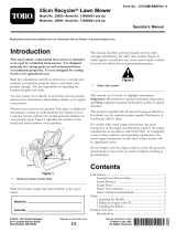 Toro 55cm Recycler Lawn Mower User manual
