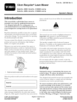 Toro 53cm Recycler Lawn Mower User manual