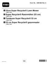 Toro 53cm Super Recycler Lawn Mower User manual