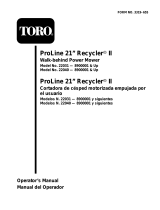 Toro ProLine 21" Recycler II Lawnmower User manual