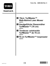 Toro 76cm TurfMaster Walk-Behind Lawn Mower User manual