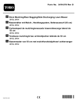 Toro 53cm Mulching/Rear Bagging/Side Discharging Lawn Mower User manual