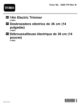 Toro 14in Electric Trimmer User manual