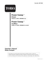 Toro Power Sweep Blower User manual