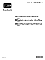 Toro UltraPlus Blower/Vacuum User manual