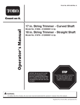Toro 17in Curved-Shaft Gas Trimmer User manual