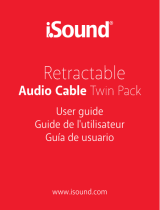 iSound Retractable Audio Cable Twin Pack User guide
