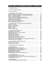 SportsArt T645L Owner's manual