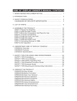 SportsArt V886 Owner's manual