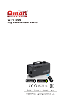 Antari WIFI800 User manual