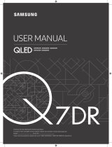 Samsung QN65Q7DRAF User manual