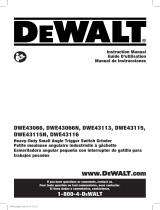 DeWalt DWE43115N User manual