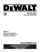 DeWalt DCE151B7012052 User manual