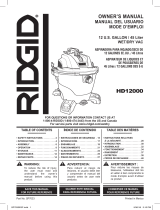 RIDGID HD1200 User manual