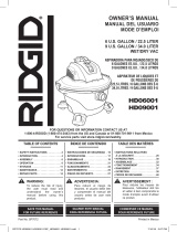 RIDGID HD09001 User manual