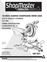 Delta Shopmaster S26-261L User guide