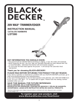 BLACK+DECKER LST320C User manual