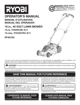 Ryobi RY40140-4X User guide