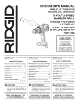 RIDGID R9500-AC8400809-R86011B User guide