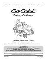 Cub Cadet GT50 CARB User manual