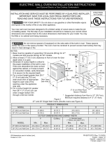 Electrolux EI30EW48TS Installation guide