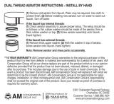 Niagara Conservation N3115P-FC Installation guide