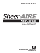 SheerAIRE AC-2137 User manual