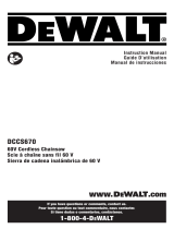 DeWalt DCCS670T1W620M1 User manual