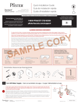 Pfister LG89-7DAK User manual