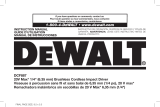 DeWalt DCF887P1W391 User manual