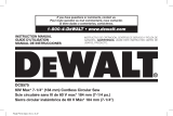 DeWalt DCS575T1 User manual