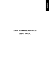 Zavor .Pressure Cooker514 User manual