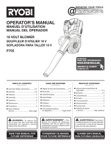 Ryobi P755-P7131 User manual