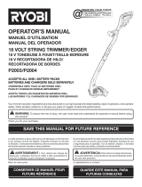 Ryobi P2036 User guide