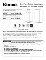 Rinnai RUCS75i series User manual