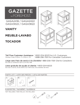 Home Decorators Collection GAGA3022-CAR Operating instructions