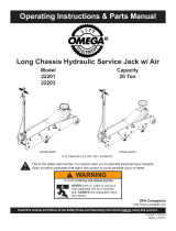 Omega Lift 22201 User manual