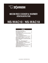 Zojirushi NS-WAC10WD User guide