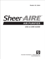 SheerAIRE AC-2064 User guide