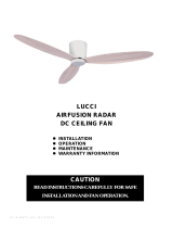 LUCCI Airfusion Radar DC Ceiling Fan User manual
